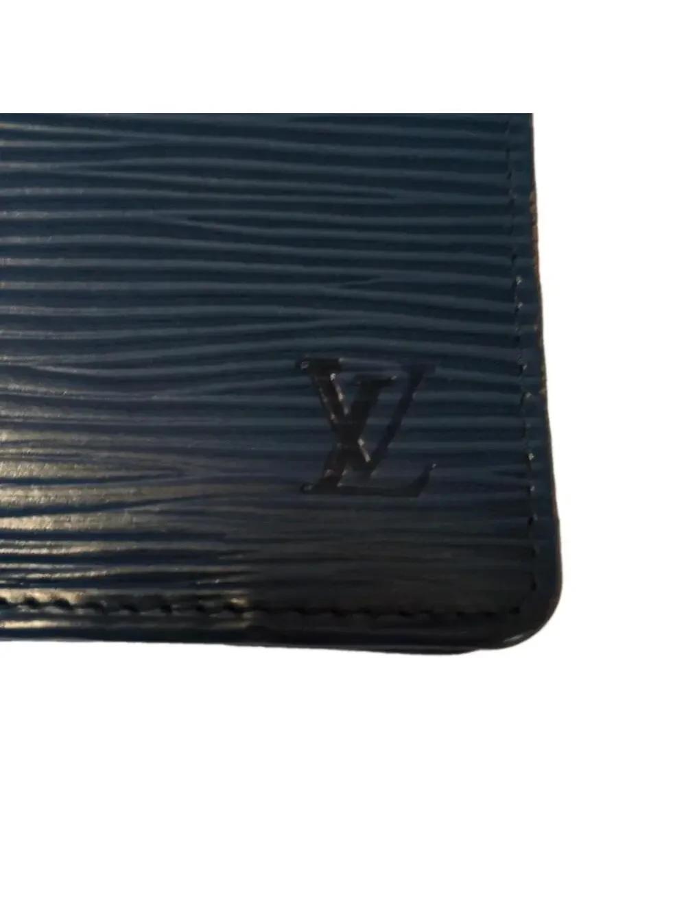 Vintage Louis Vuitton Epi Leather Blue Wallet